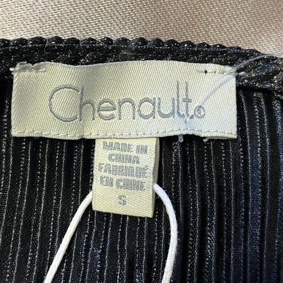 Chenault Metallic Crossover Peplum Blouse (NWT) - Picture 11 of 13